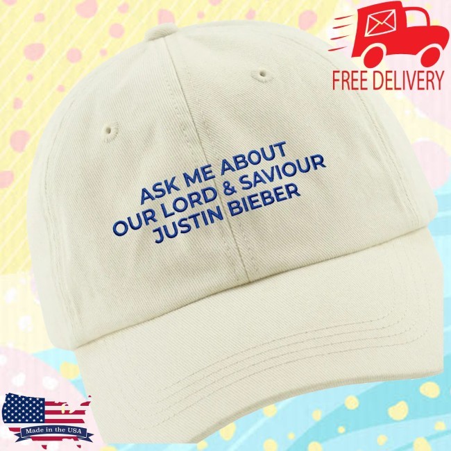 Trending Uncle Reco Store Merch Lord & Saviour Justin Bieber Beige Bucket Hat