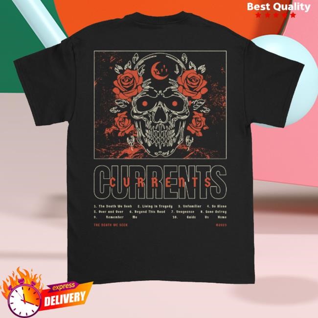 Currents Official Merchandise "Skull & Rose" Long Sleeve Shirt