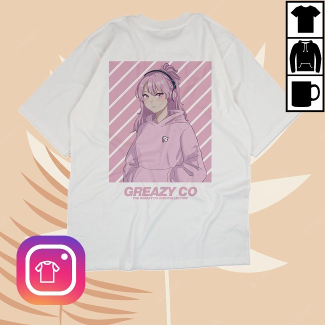 Greazy Merch Store Anime White Shirt, Hoodie, Sweatshirt