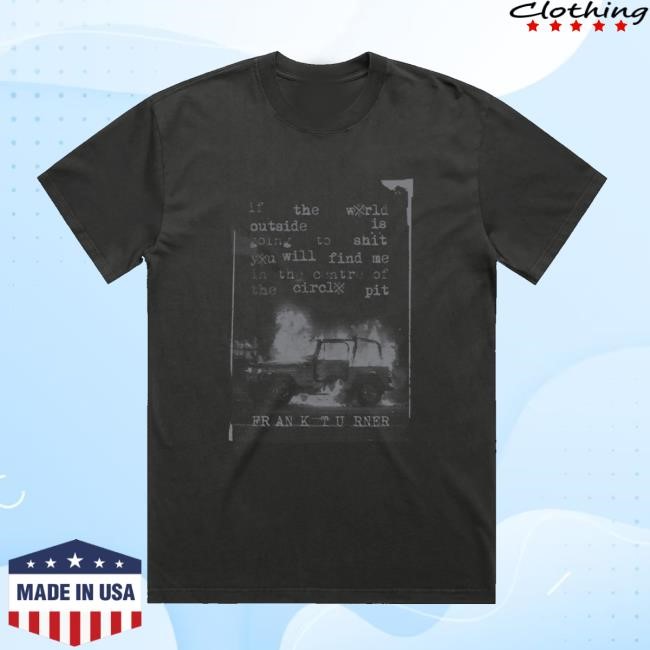 Frank Turner Merch Store Circle Pit Tee Shirt