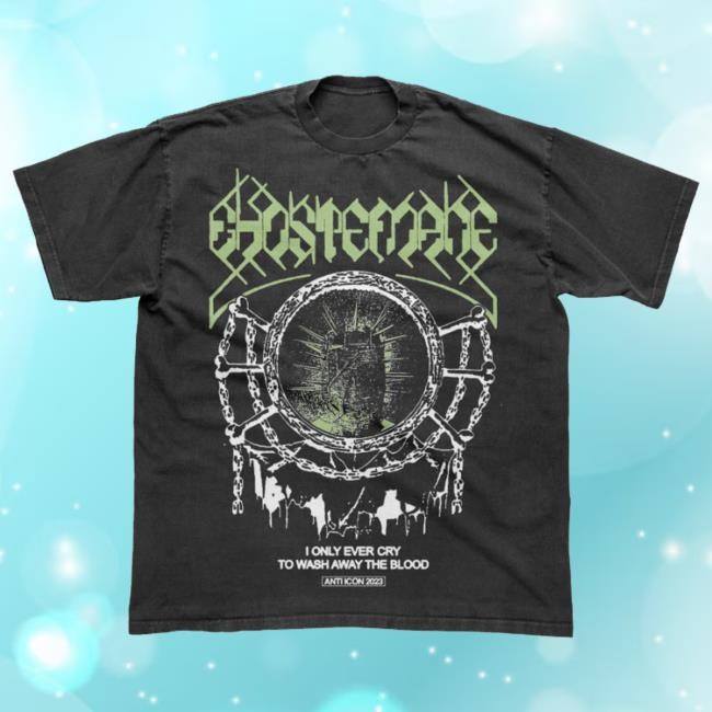 Ghostemane Merch Wash Away Crewneck Sweatshirt