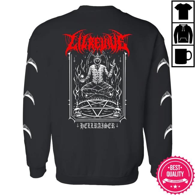 Official Josha Merch Store Shop Lil Revive Hellraiser Crewneck Sweatshirt Lil Revive Hellraiser