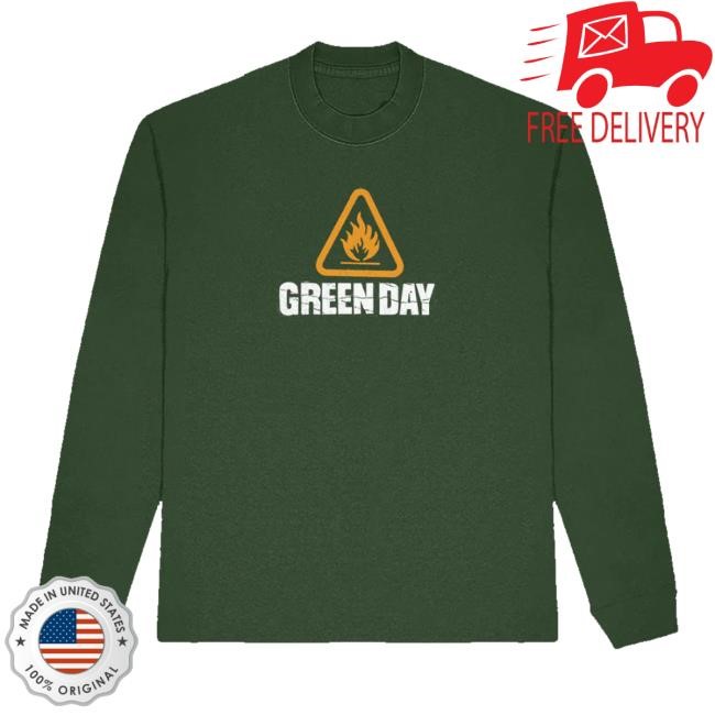Green Day Merch Shop Store Warning 25 Hoodie