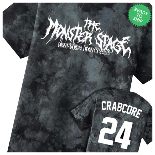 The Monster Stage Merch Store Crabcore 24 Crewneck Sweatshirt