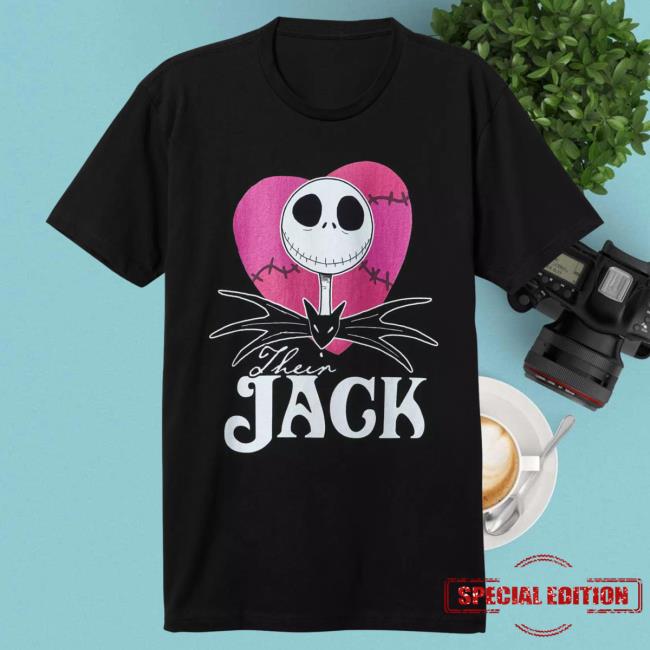 Official Shop Disney Merch Store The Nightmare Before Christmas ''Their Jack'' Companion Tee Shopdisney Appare Clothing